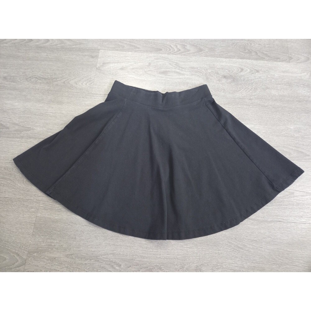 Divided By H&M Skirt Women’s Size S Black Stretch Flowy Elastic Skirt Cotton